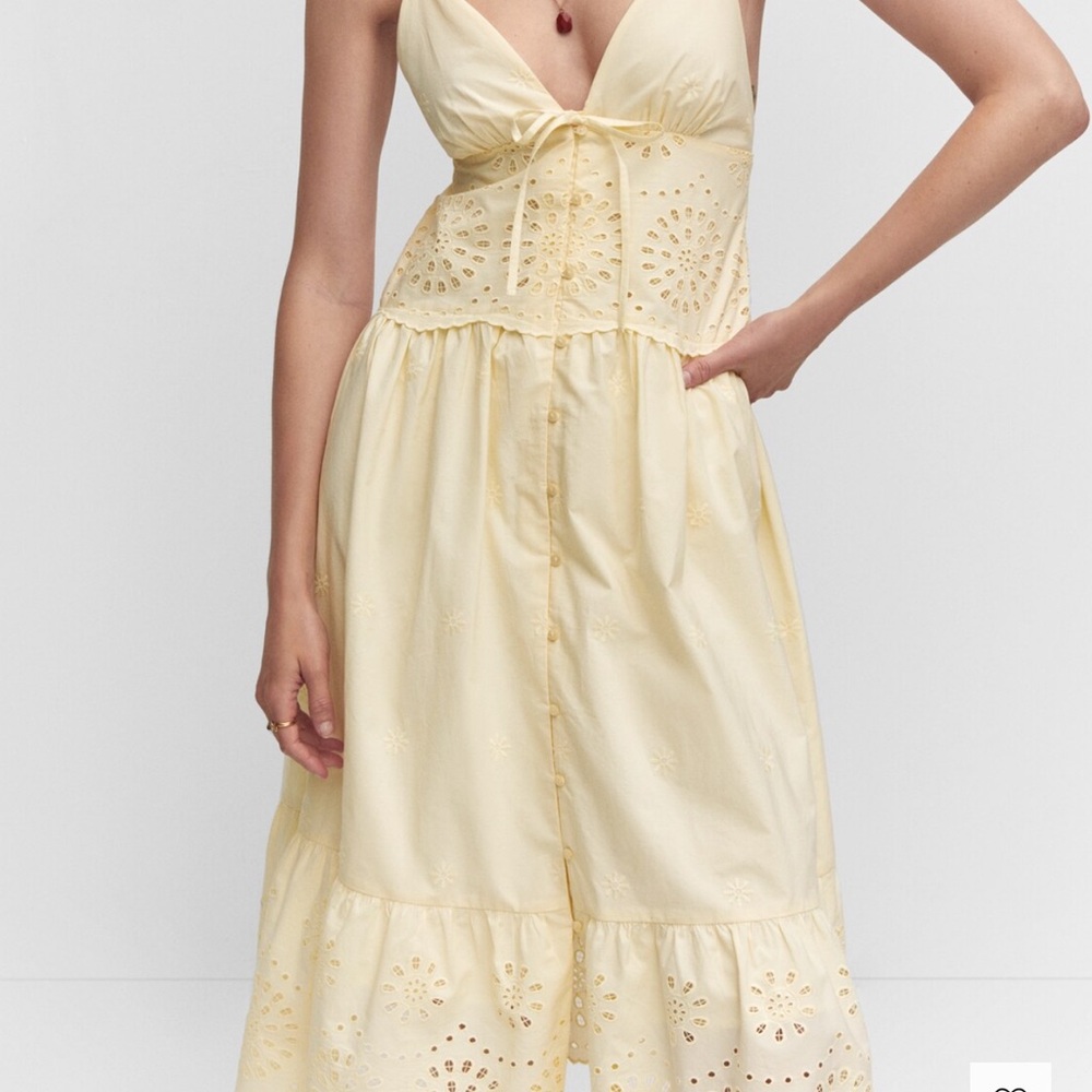 Mango cream sundress